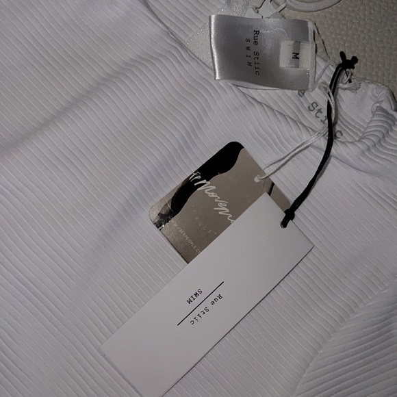 NWT RUE STIIC PENICHE RIBBED ONE PIECE SURF-SUIT M - Picture 6 of 10